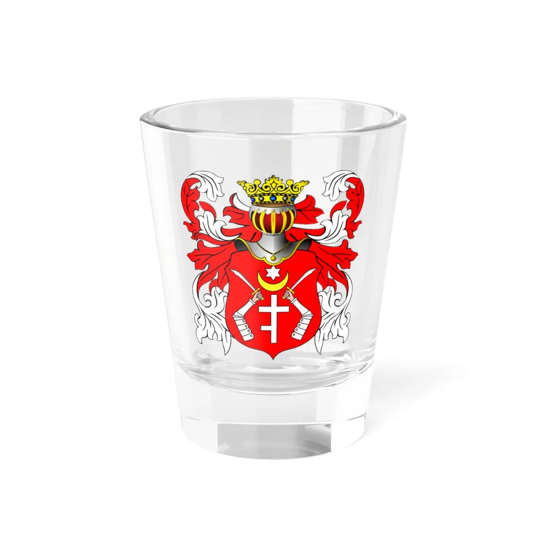 POL COA Bronisław (Poland) (Coat of Arms) Shot Glass 1.5oz 1.5oz - Go Mug Yourself