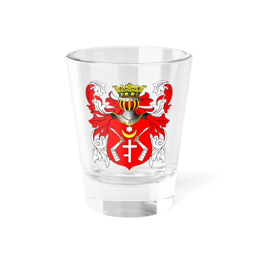POL COA Bronisław (Poland) (Coat of Arms) Shot Glass 1.5oz 1.5oz - Go Mug Yourself
