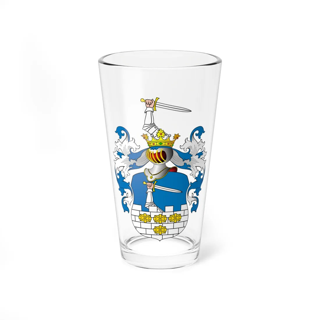 POL COA Bronisz (Poland) (Coat of Arms) Pint Glass 16oz 16oz - Go Mug Yourself