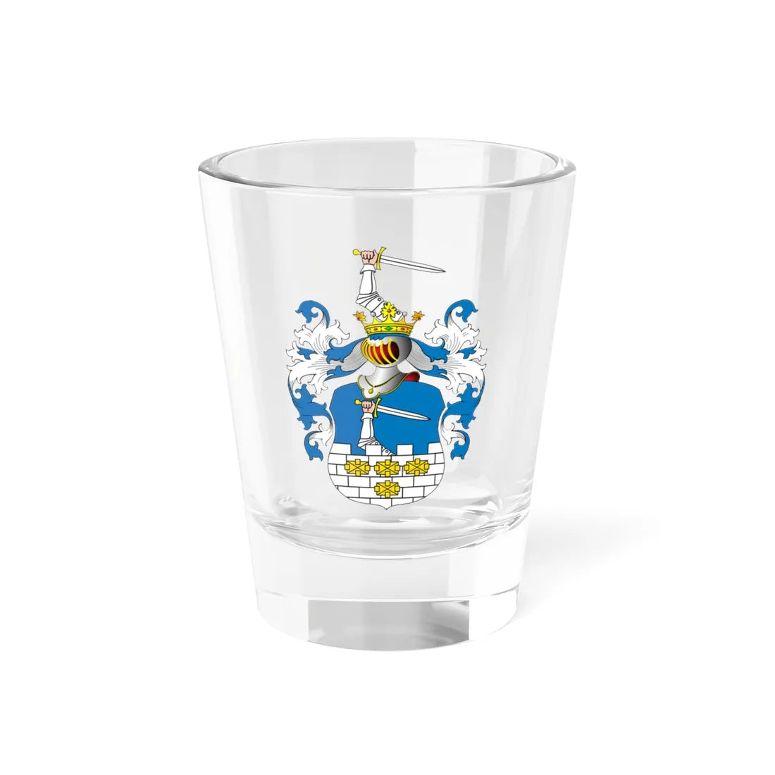 POL COA Bronisz (Poland) (Coat of Arms) Shot Glass 1.5oz 1.5oz - Go Mug Yourself