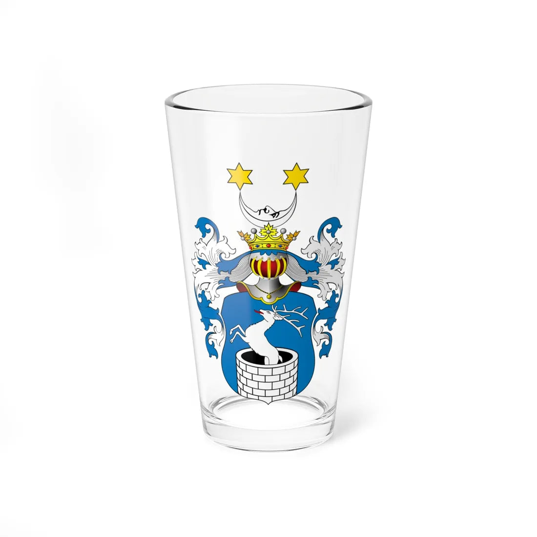 POL COA Bronk (Poland) (Coat of Arms) Pint Glass 16oz 16oz - Go Mug Yourself