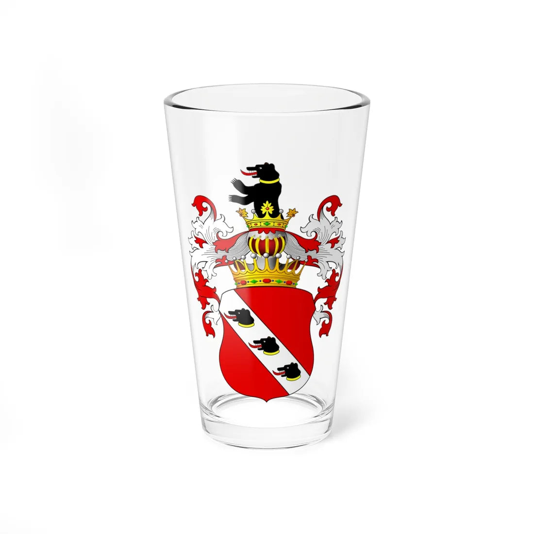 POL COA Brunn (Poland) (Coat of Arms) Pint Glass 16oz 16oz - Go Mug Yourself
