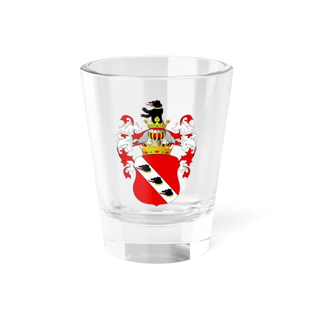 POL COA Brunn (Poland) (Coat of Arms) Shot Glass 1.5oz 1.5oz - Go Mug Yourself