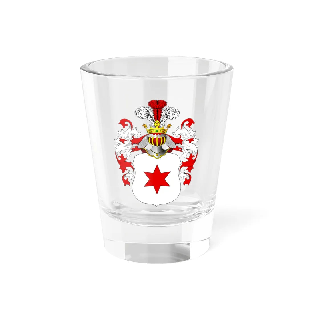 POL COA Brychta II (Poland) (Coat of Arms) Shot Glass 1.5oz 1.5oz - Go Mug Yourself