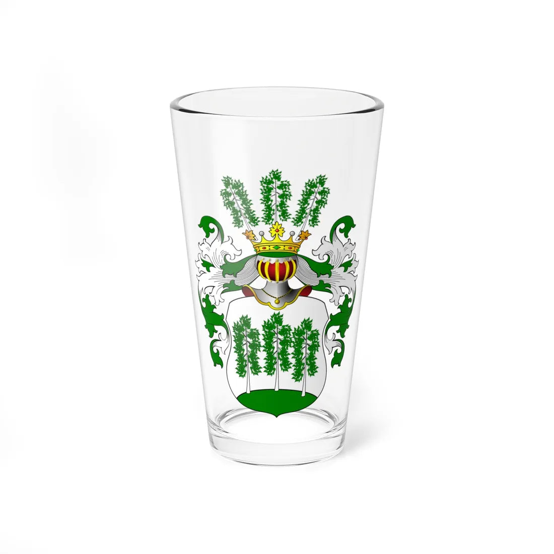 POL COA Brzozy (Poland) (Coat of Arms) Pint Glass 16oz 16oz - Go Mug Yourself