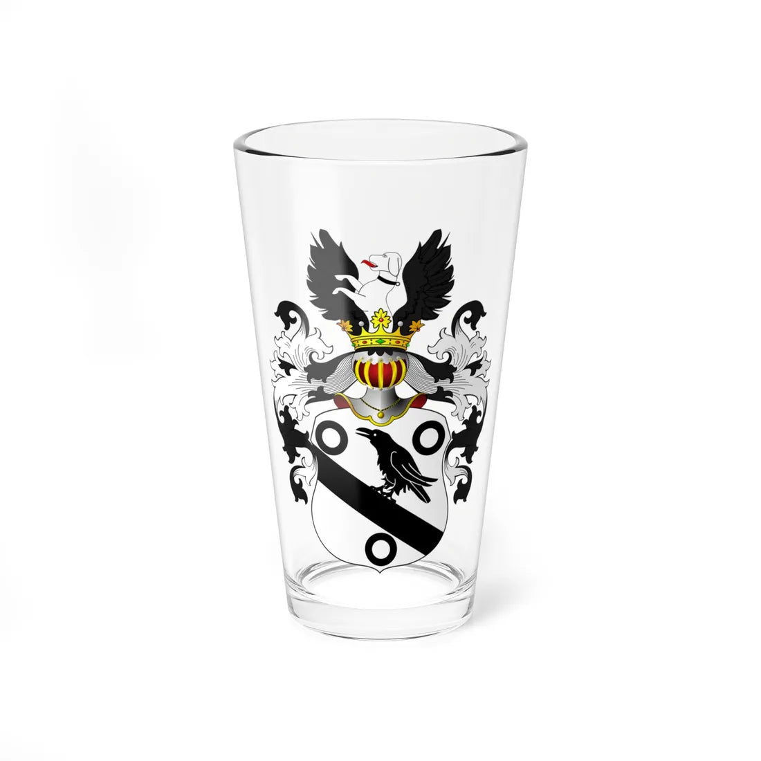 POL COA Buchholtz (Poland) (Coat of Arms) Pint Glass 16oz 16oz - Go Mug Yourself