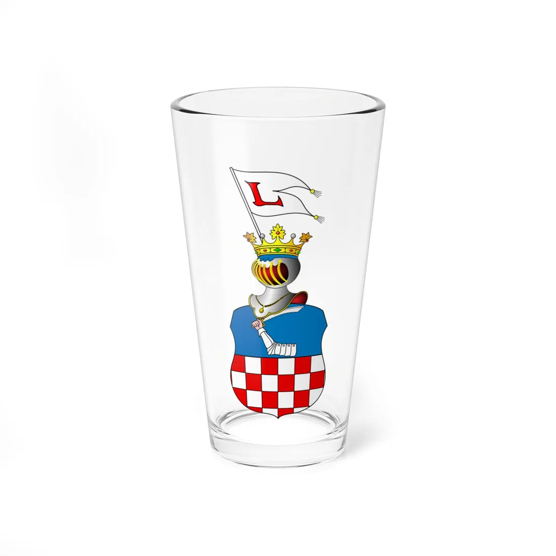 POL COA Bukowczyk (Poland) (Coat of Arms) Pint Glass 16oz 16oz - Go Mug Yourself