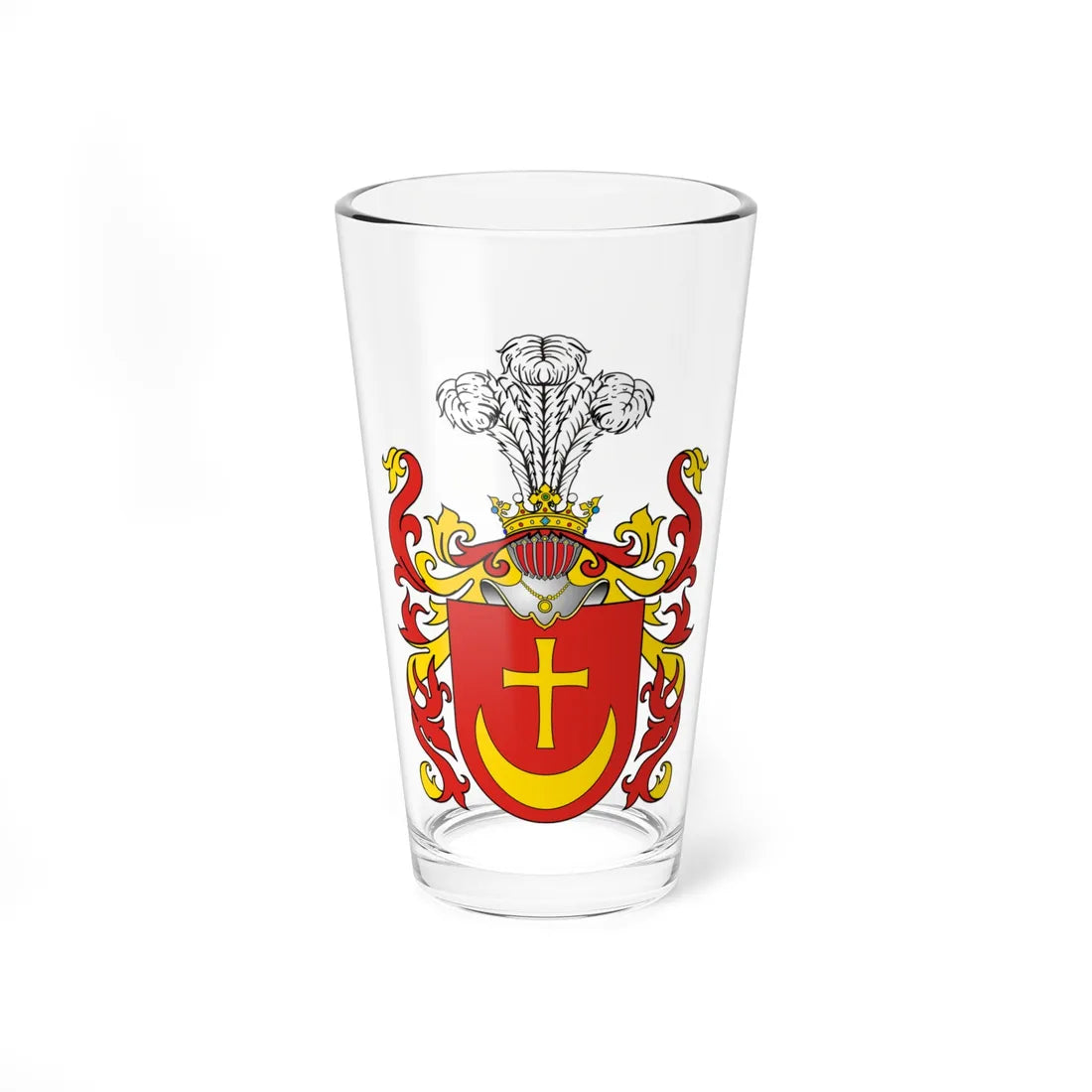 POL COA Bukraba (Poland) (Coat of Arms) Pint Glass 16oz 16oz - Go Mug Yourself