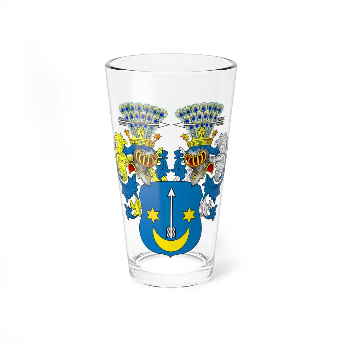 POL COA Buszyński (Poland) (Coat of Arms) Pint Glass 16oz 16oz - Go Mug Yourself