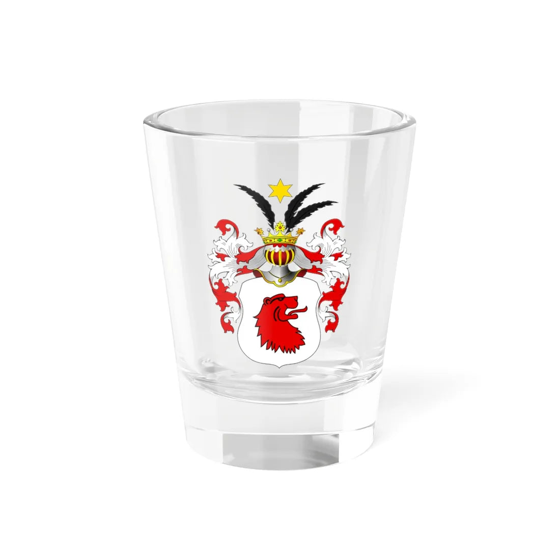 POL COA Bychowski I a (Poland) (Coat of Arms) Shot Glass 1.5oz 1.5oz - Go Mug Yourself