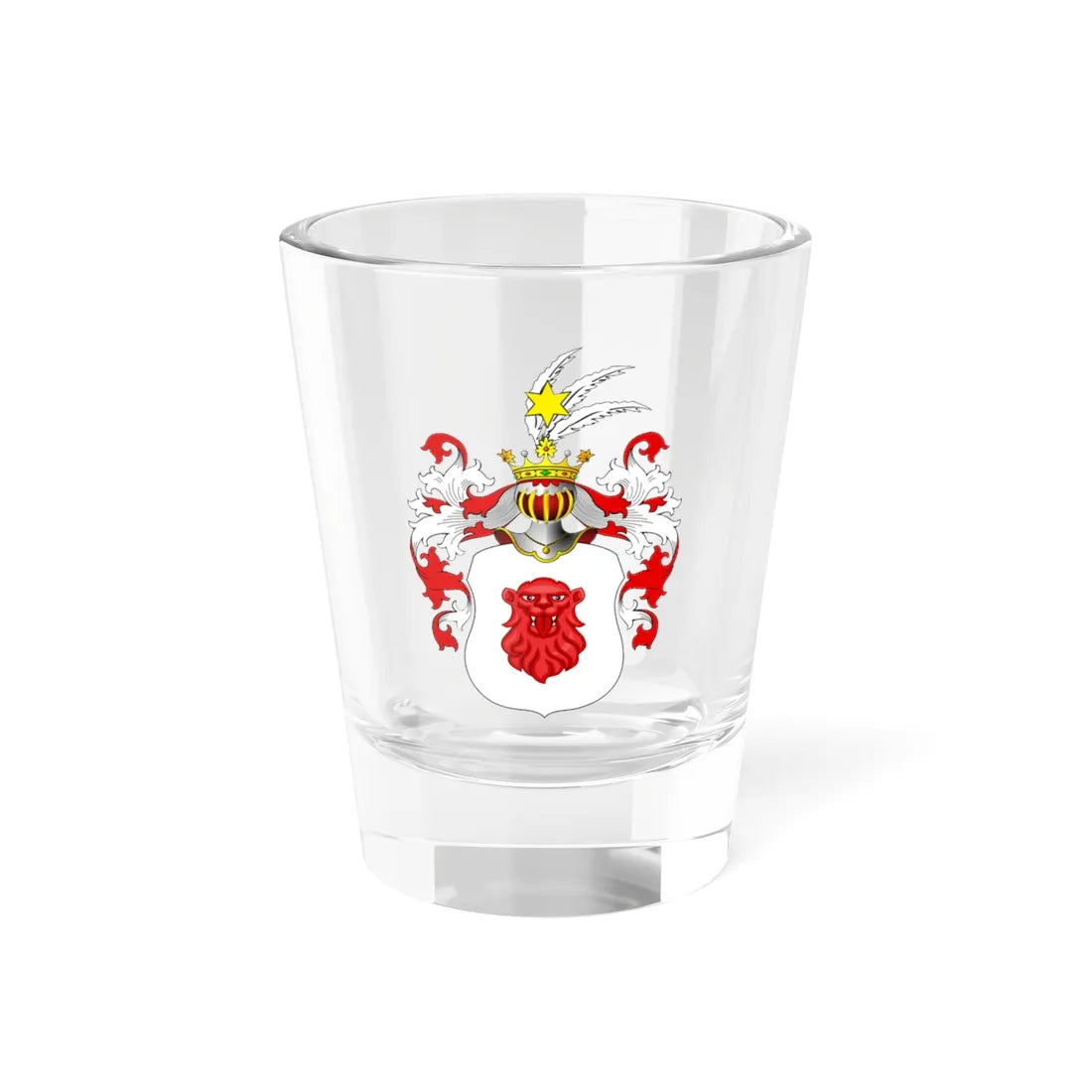 POL COA Bychowski II (Poland) (Coat of Arms) Shot Glass 1.5oz 1.5oz - Go Mug Yourself