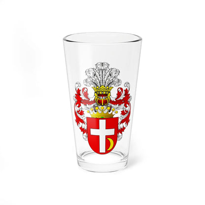 POL COA Bystram (Poland) (Coat of Arms) Pint Glass 16oz 16oz - Go Mug Yourself