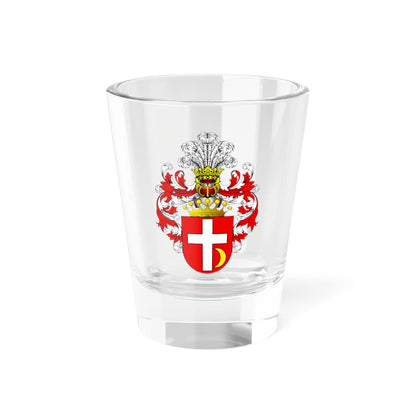 POL COA Bystram (Poland) (Coat of Arms) Shot Glass 1.5oz 1.5oz - Go Mug Yourself