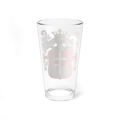 POL COA Cackowski (Poland) (Coat of Arms) Pint Glass 16oz - Go Mug Yourself