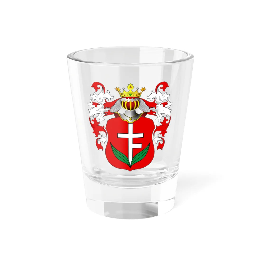 POL COA Cackowski (Poland) (Coat of Arms) Shot Glass 1.5oz 1.5oz - Go Mug Yourself