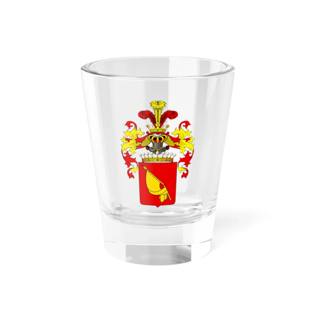 POL COA Cetner hrabia (Poland) (Coat of Arms) Shot Glass 1.5oz 1.5oz - Go Mug Yourself