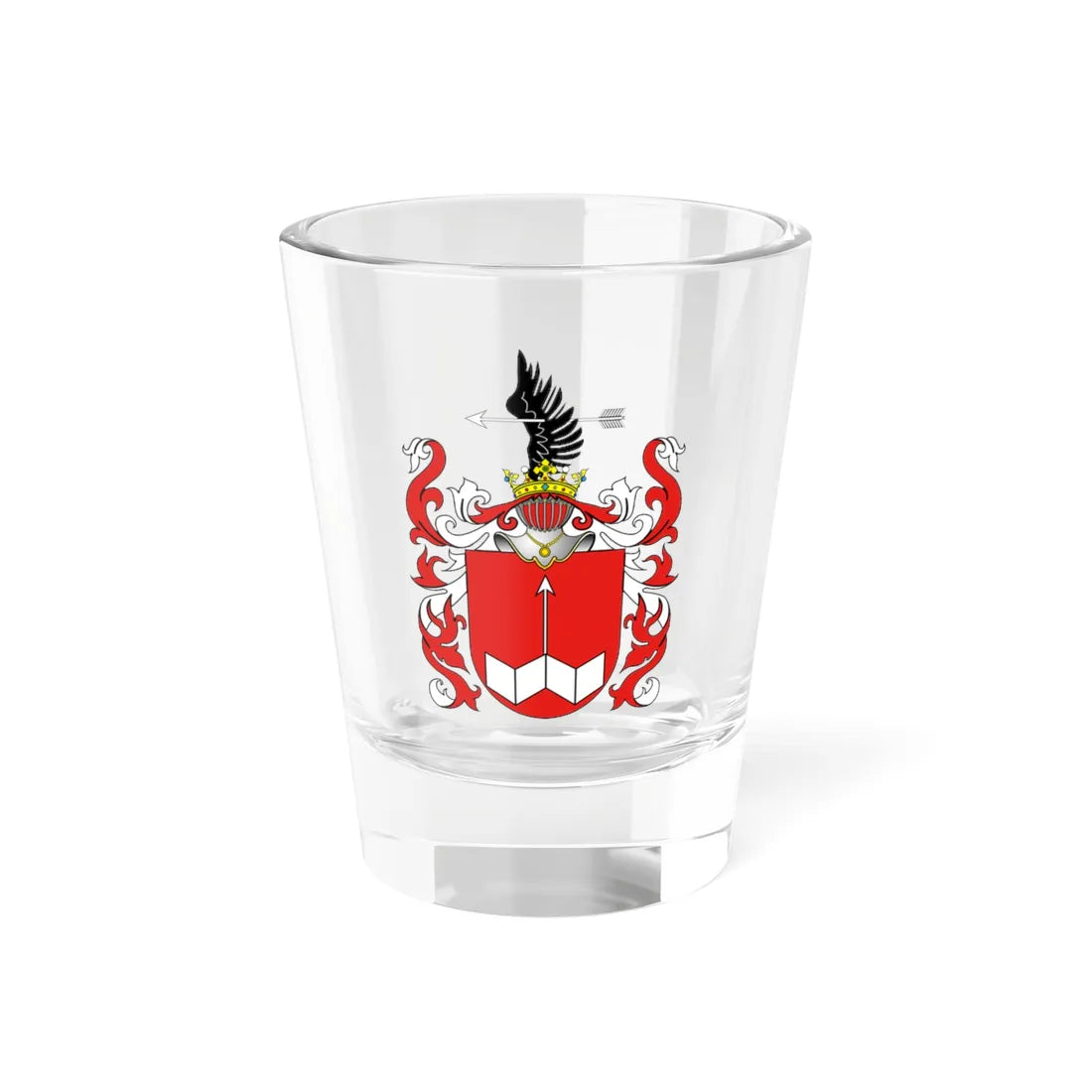 POL COA Chalecki (Poland) (Coat of Arms) Shot Glass 1.5oz 1.5oz - Go Mug Yourself
