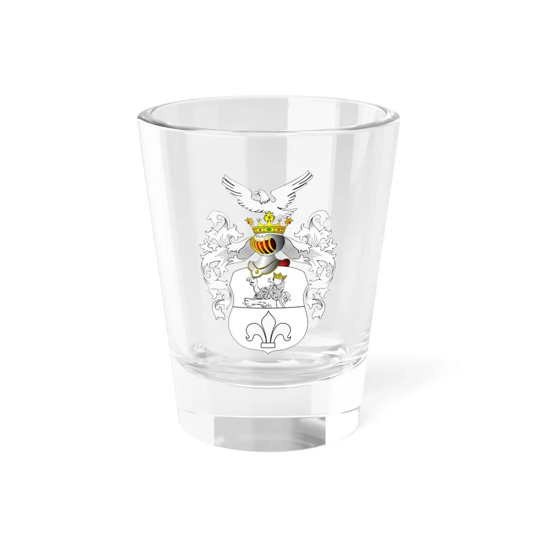 POL COA Chambers (Poland) (Coat of Arms) Shot Glass 1.5oz 1.5oz - Go Mug Yourself