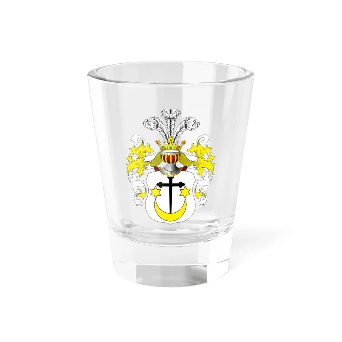 POL COA Chamier II (Poland) (Coat of Arms) Shot Glass 1.5oz 1.5oz - Go Mug Yourself