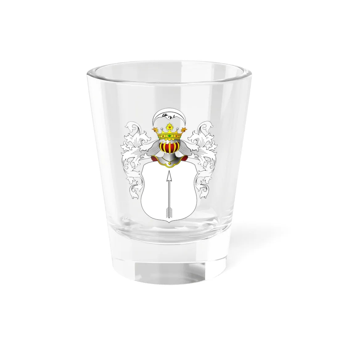 POL COA Chamir IV (Poland) (Coat of Arms) Shot Glass 1.5oz 1.5oz - Go Mug Yourself