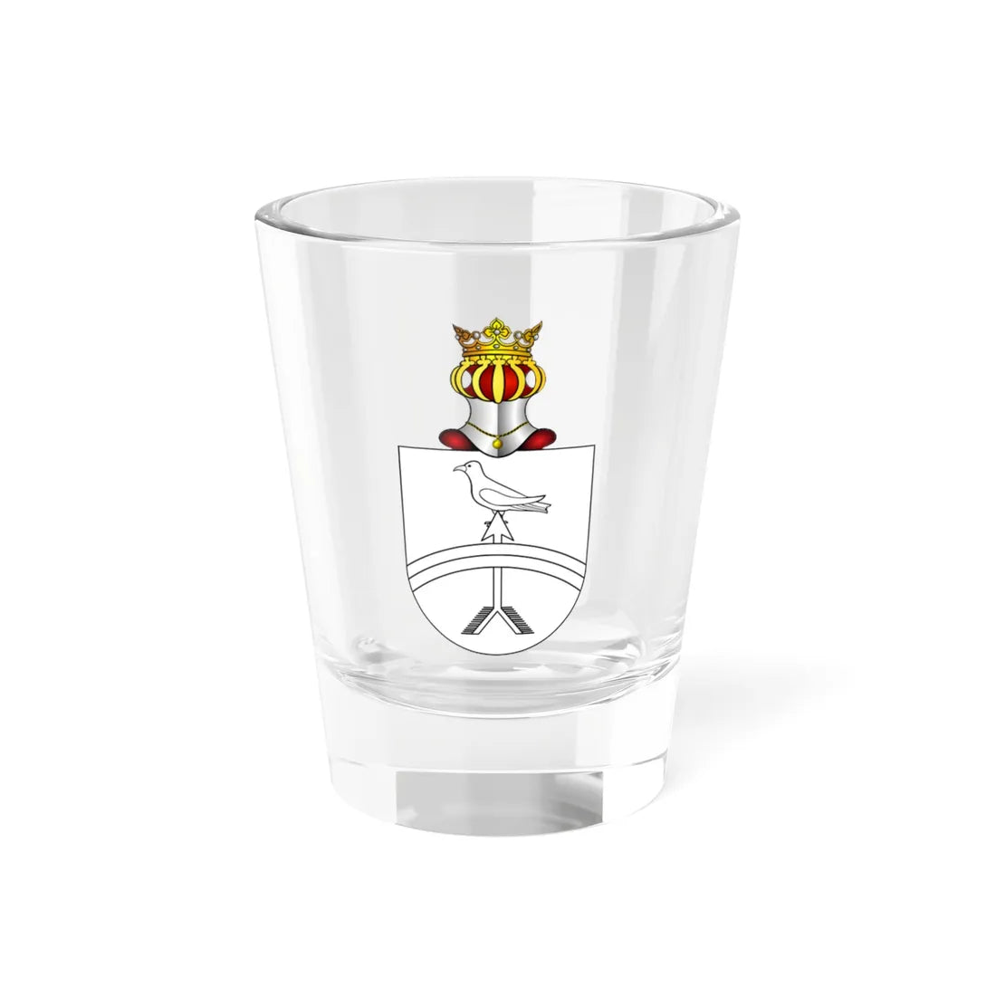 POL COA Cheromowicz (Poland) (Coat of Arms) Shot Glass 1.5oz 1.5oz - Go Mug Yourself