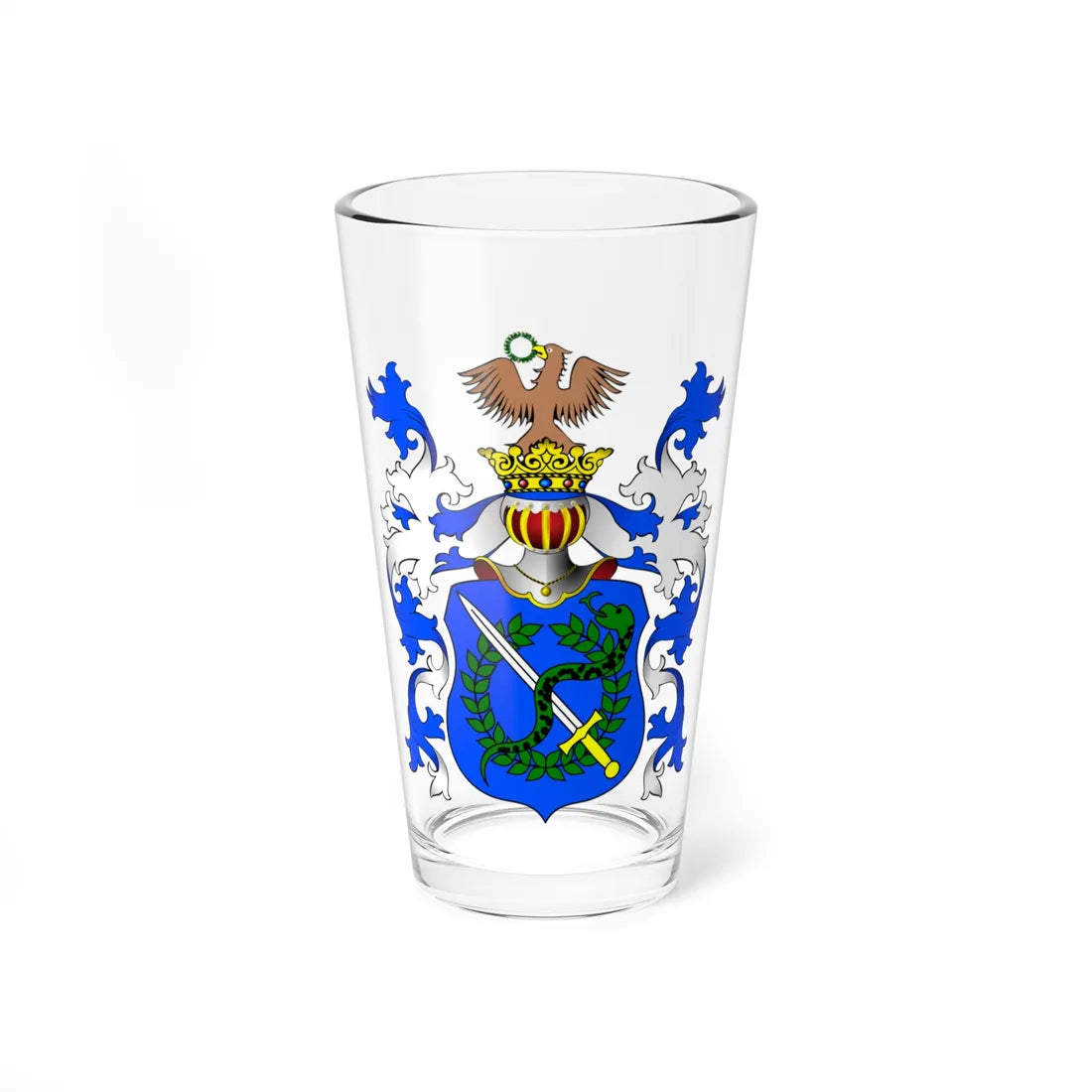 POL COA Chlibkiewicz (Poland) (Coat of Arms) Pint Glass 16oz 16oz - Go Mug Yourself