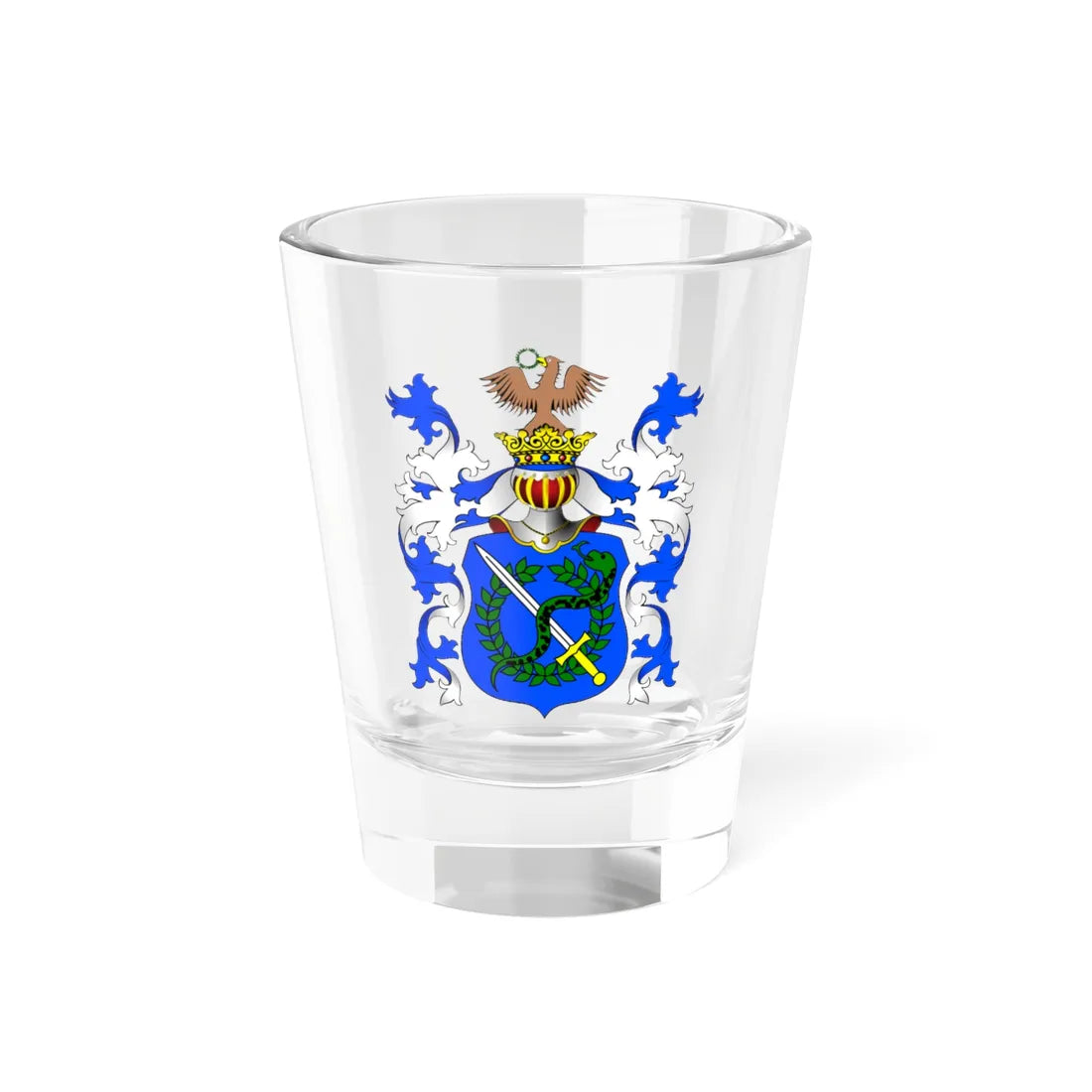 POL COA Chlibkiewicz (Poland) (Coat of Arms) Shot Glass 1.5oz 1.5oz - Go Mug Yourself