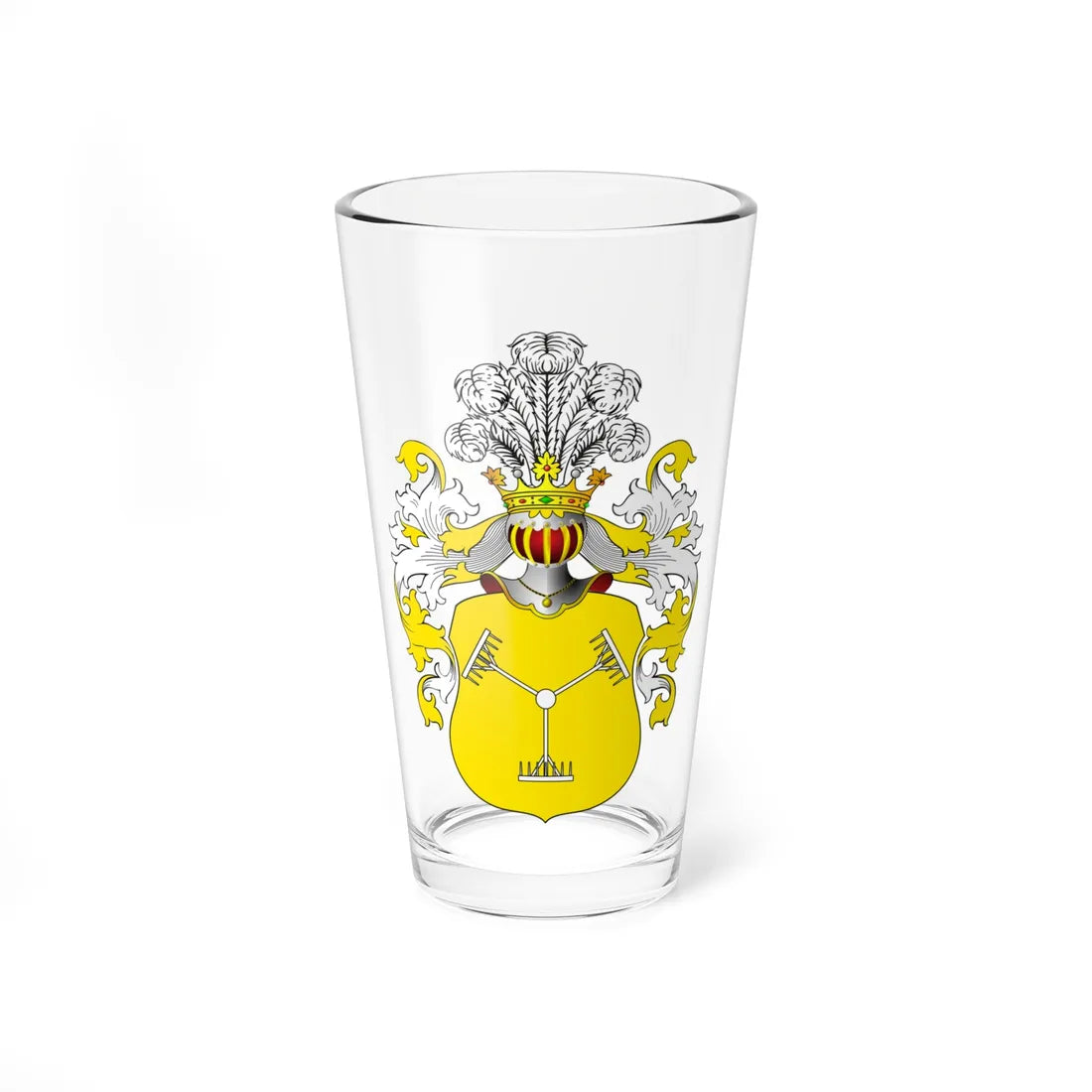 POL COA Chocimirski (Poland) (Coat of Arms) Pint Glass 16oz 16oz - Go Mug Yourself