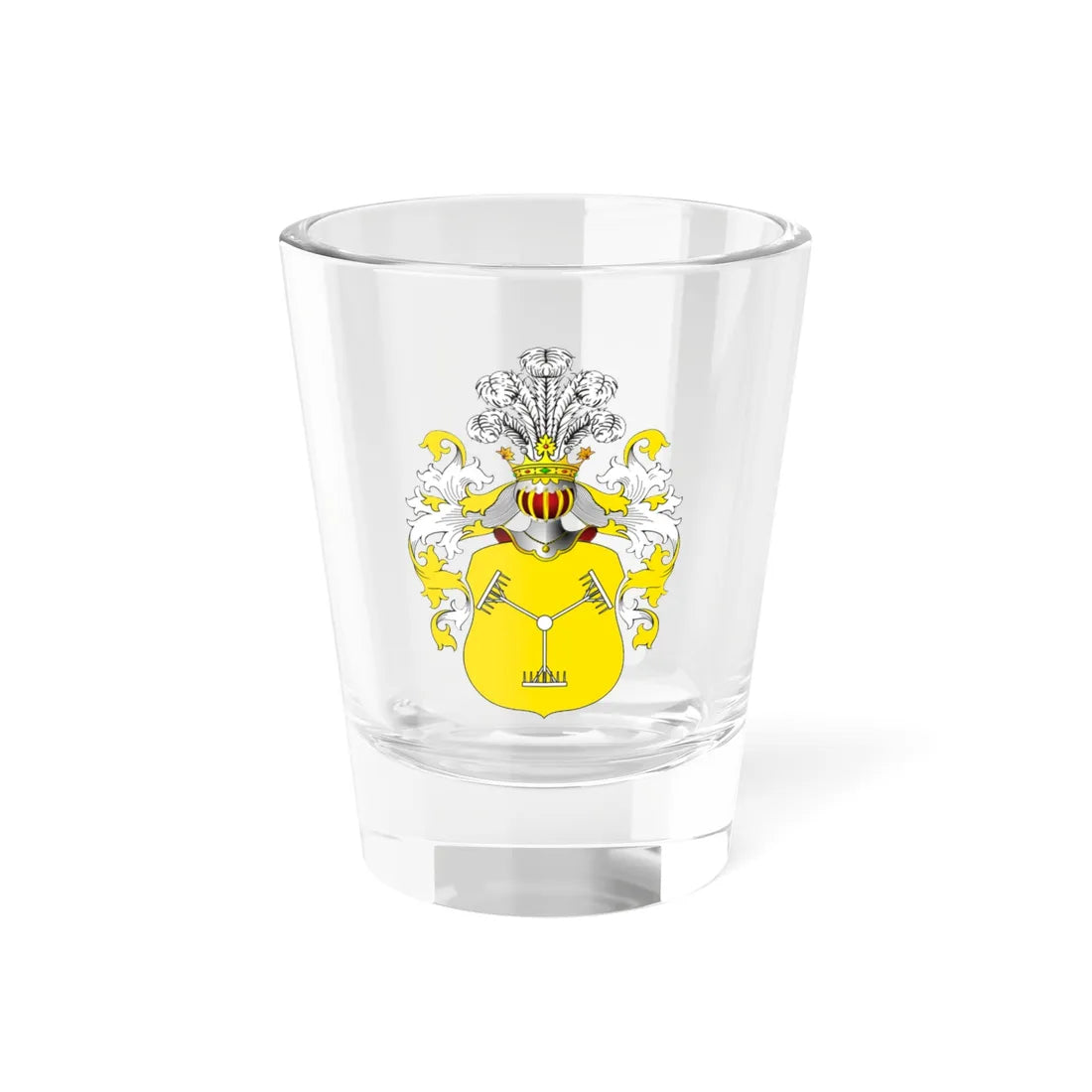 POL COA Chocimirski (Poland) (Coat of Arms) Shot Glass 1.5oz 1.5oz - Go Mug Yourself