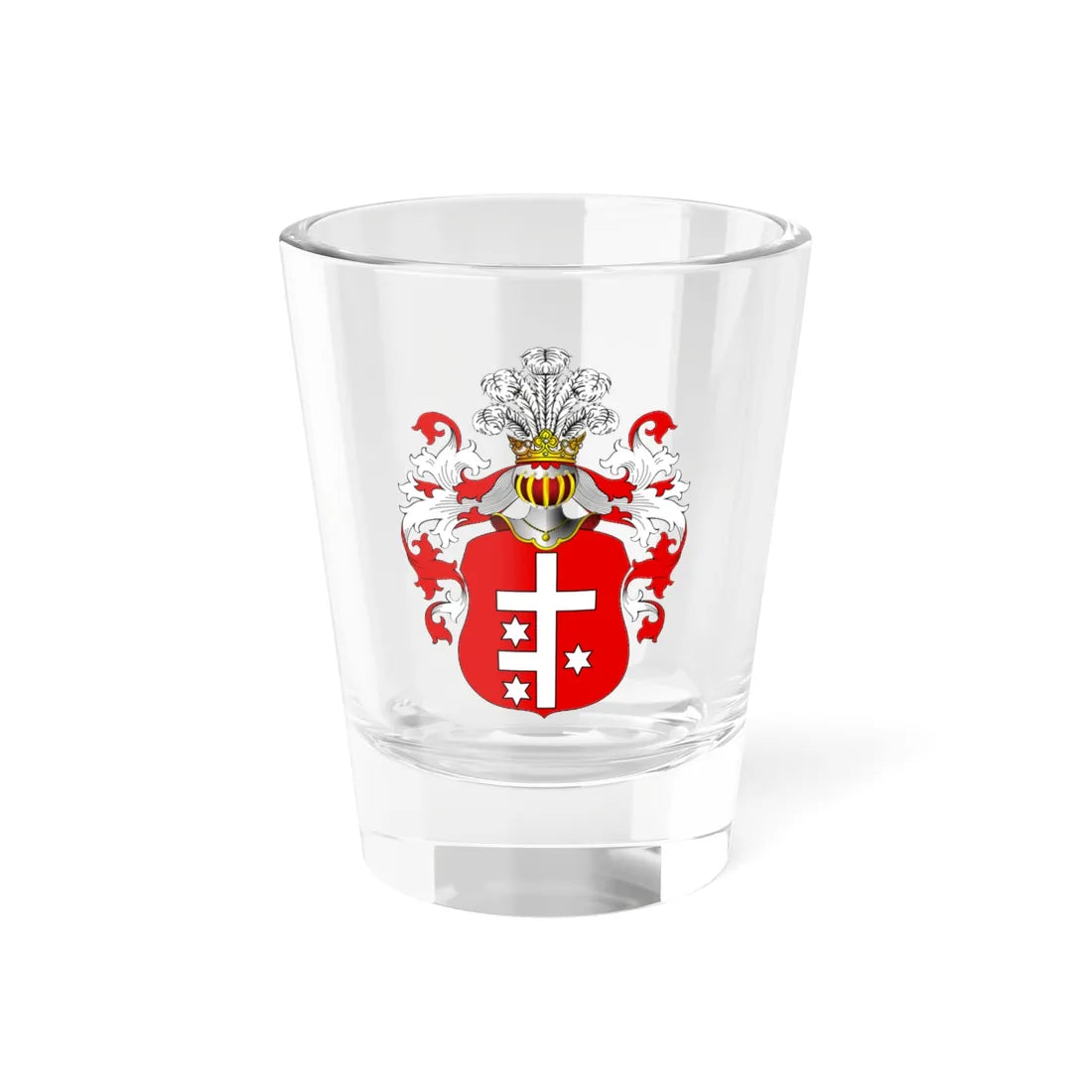 POL COA Chodasiewicz (Poland) (Coat of Arms) Shot Glass 1.5oz 1.5oz - Go Mug Yourself