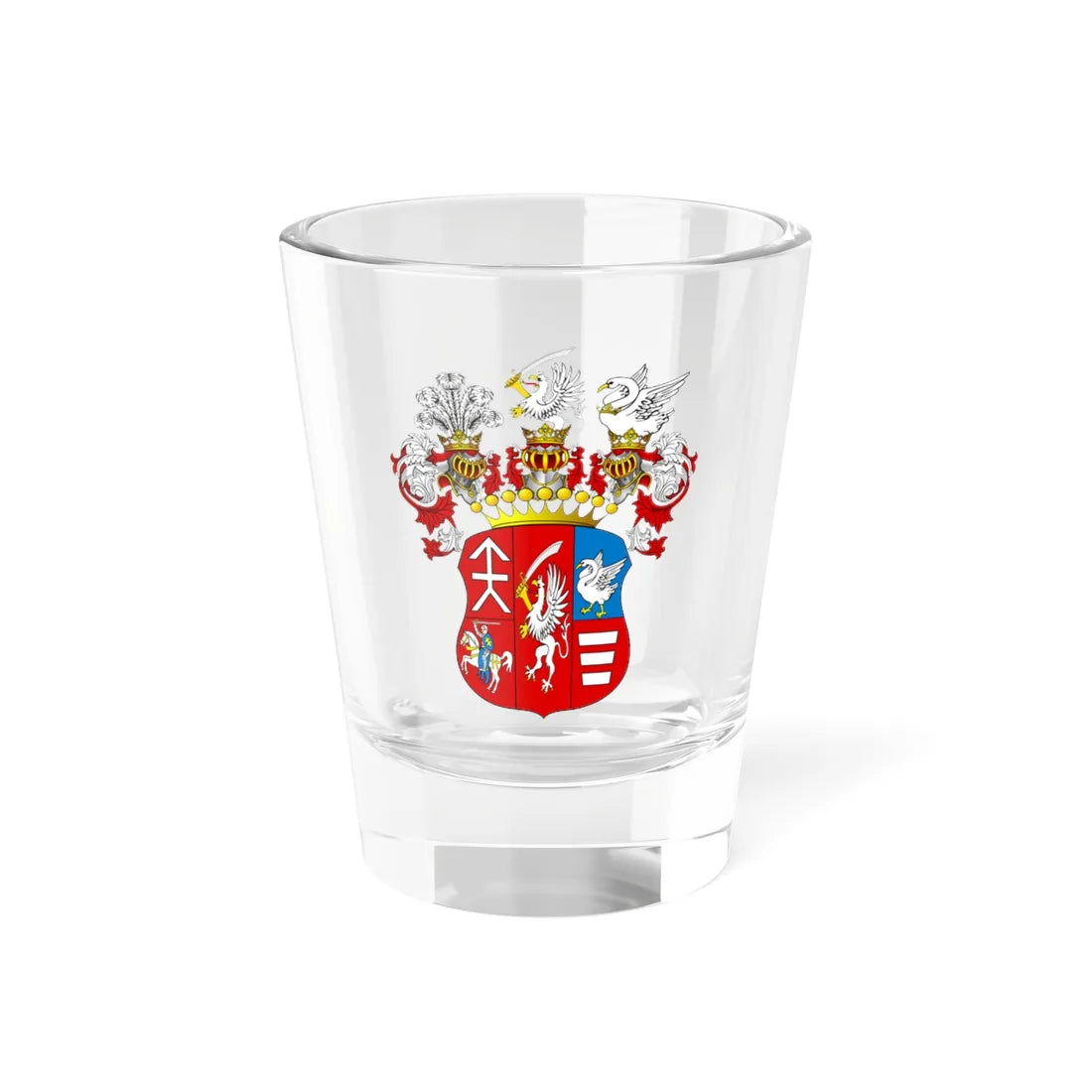 POL COA Chodkiewicz II (Poland) (Coat of Arms) Shot Glass 1.5oz 1.5oz - Go Mug Yourself