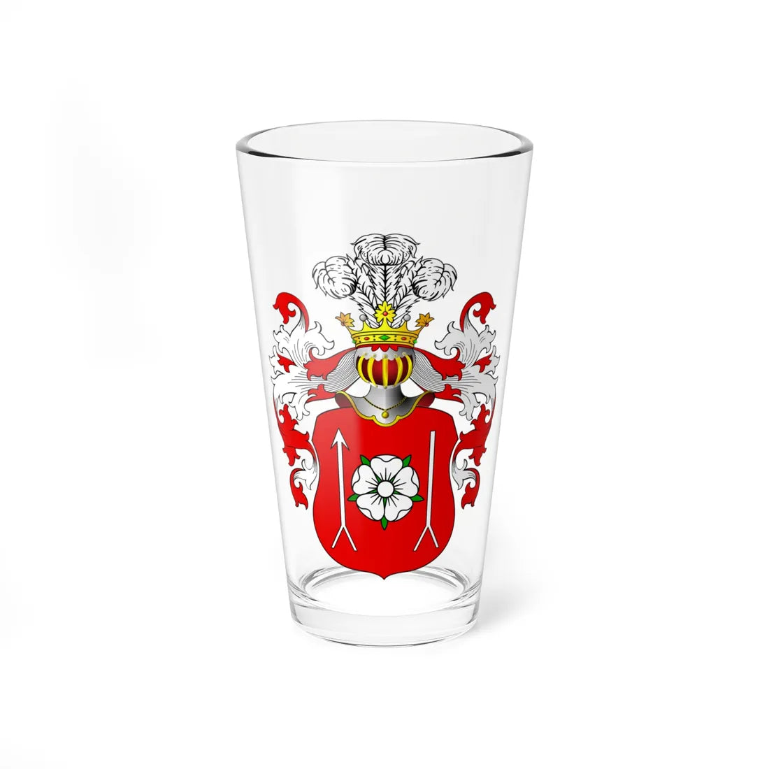 POL COA Chomiński (Poland) (Coat of Arms) Pint Glass 16oz 16oz - Go Mug Yourself