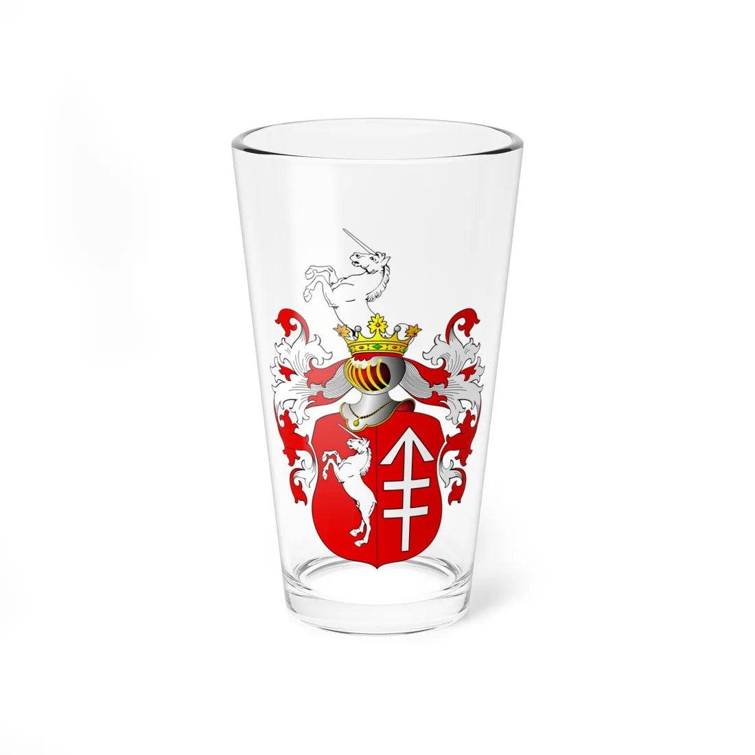 POL COA Chomętowski (Poland) (Coat of Arms) Pint Glass 16oz 16oz - Go Mug Yourself