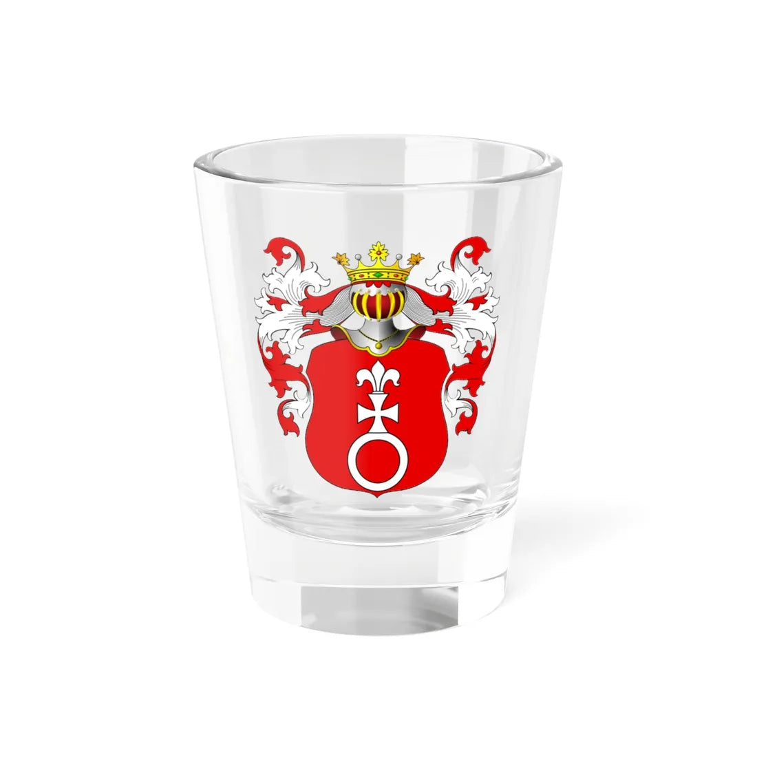 POL COA Chorąbała (Poland) (Coat of Arms) Shot Glass 1.5oz 1.5oz - Go Mug Yourself