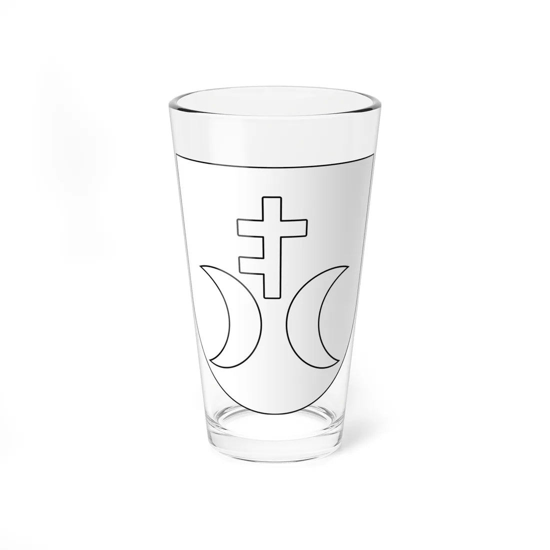 POL COA Chrapek (Poland) (Coat of Arms) Pint Glass 16oz 16oz - Go Mug Yourself