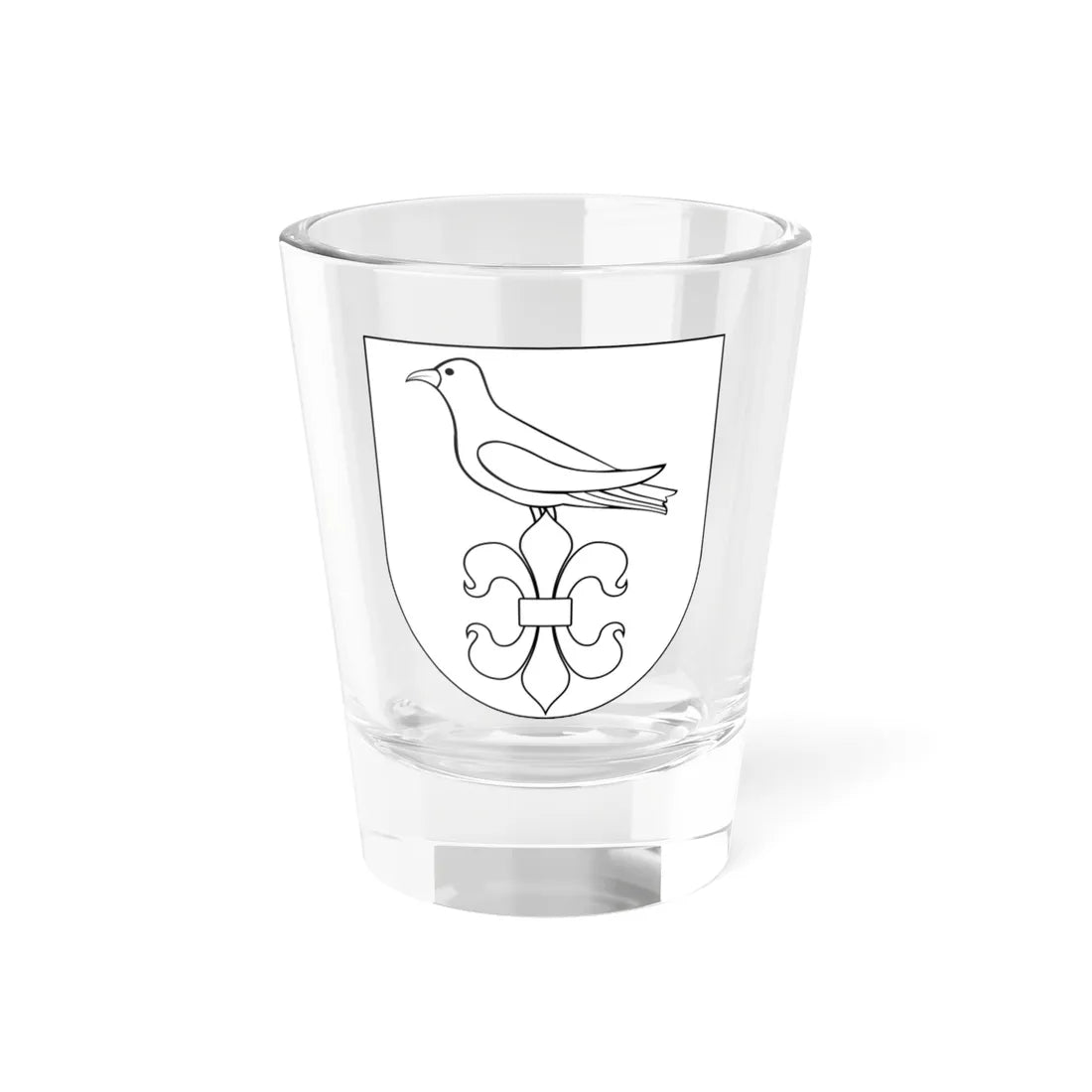 POL COA Chraplewski (Poland) (Coat of Arms) Shot Glass 1.5oz 1.5oz - Go Mug Yourself