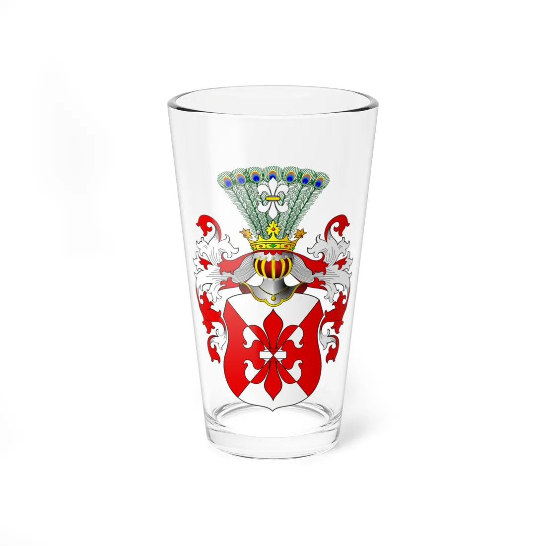 POL COA Chrapowicki (Poland) (Coat of Arms) Pint Glass 16oz 16oz - Go Mug Yourself