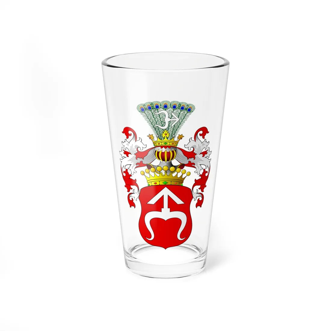 POL COA Chreptowicz (Poland) (Coat of Arms) Pint Glass 16oz 16oz - Go Mug Yourself