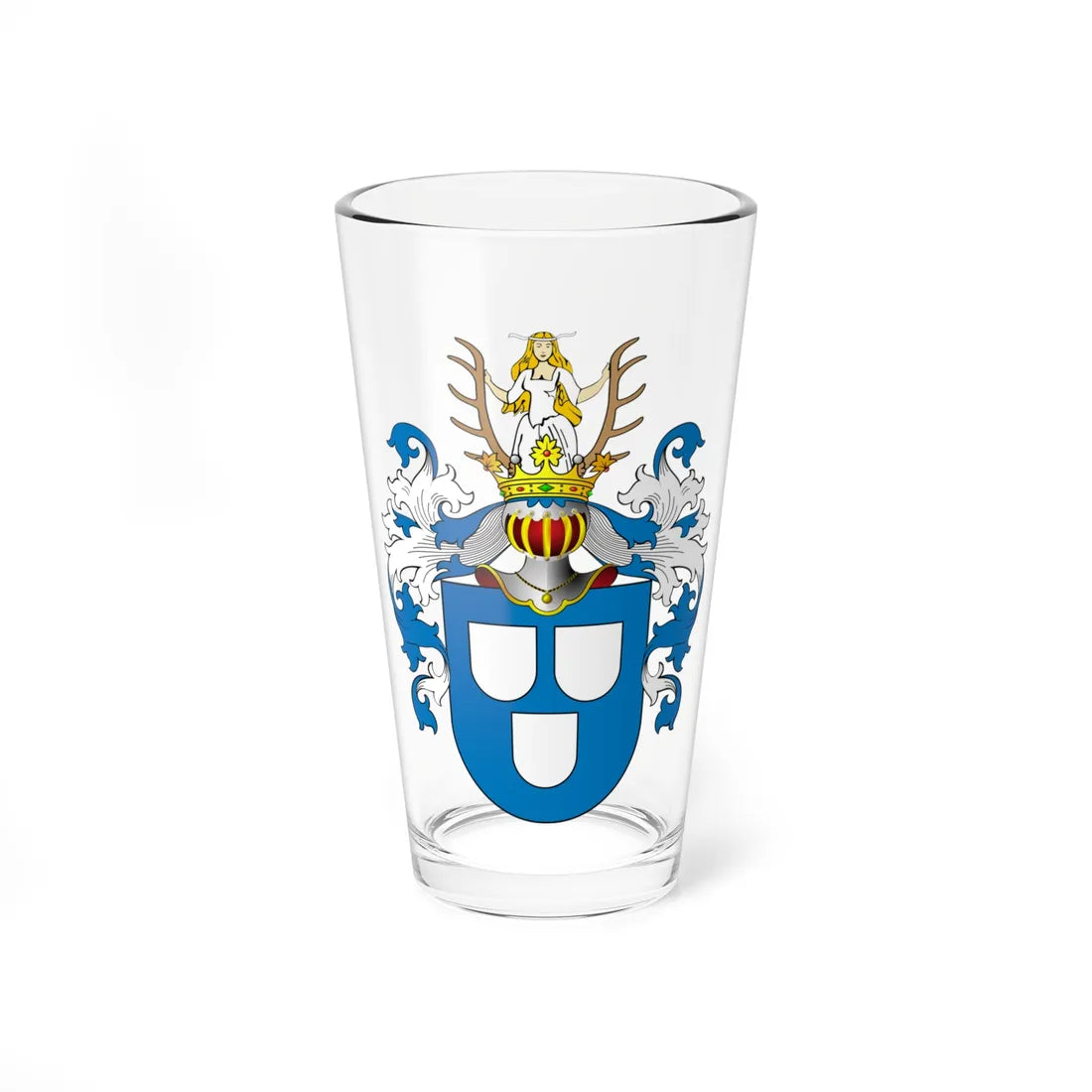 POL COA Chrząński (Poland) (Coat of Arms) Pint Glass 16oz 16oz - Go Mug Yourself