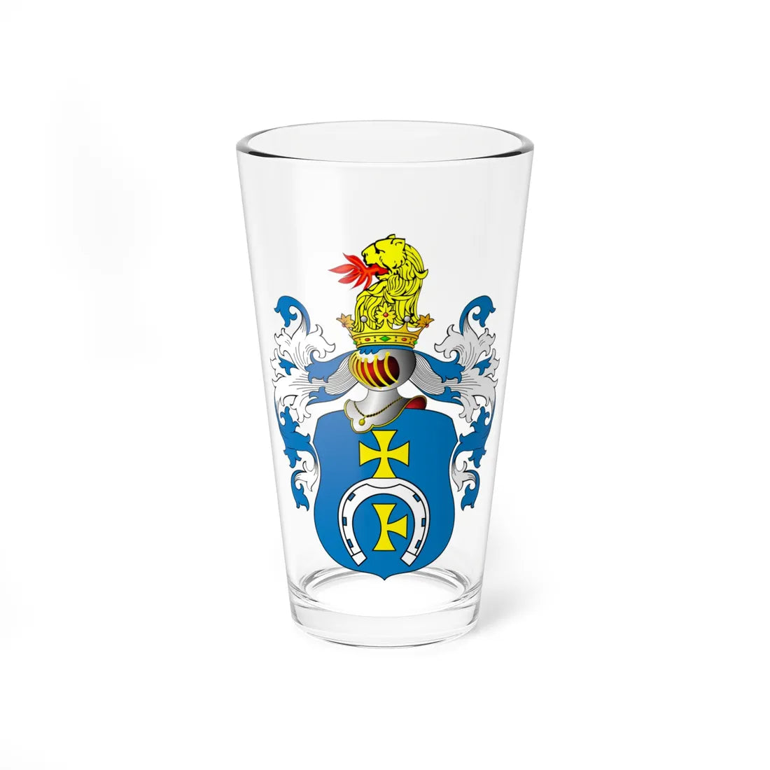 POL COA Chrząstowski (Poland) (Coat of Arms) Pint Glass 16oz 16oz - Go Mug Yourself