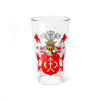 POL COA Cichiński (Poland) (Coat of Arms) Pint Glass 16oz 16oz - Go Mug Yourself
