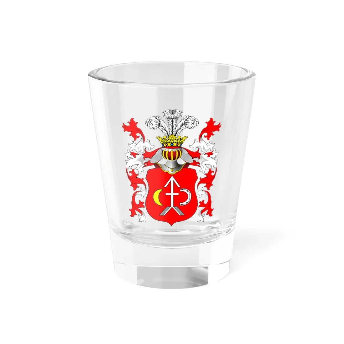POL COA Cichiński (Poland) (Coat of Arms) Shot Glass 1.5oz 1.5oz - Go Mug Yourself