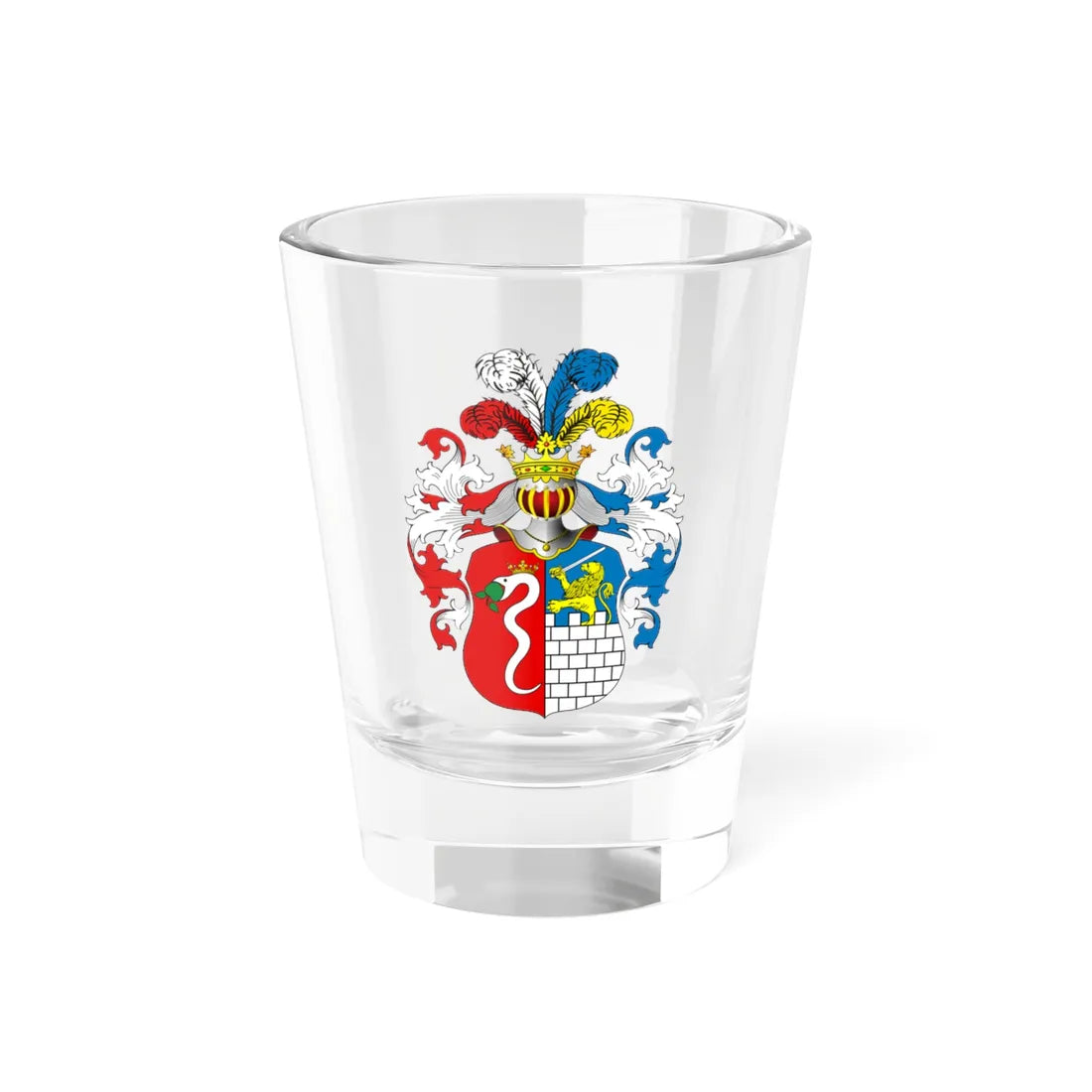 POL COA Cichowski (Poland) (Coat of Arms) Shot Glass 1.5oz 1.5oz - Go Mug Yourself