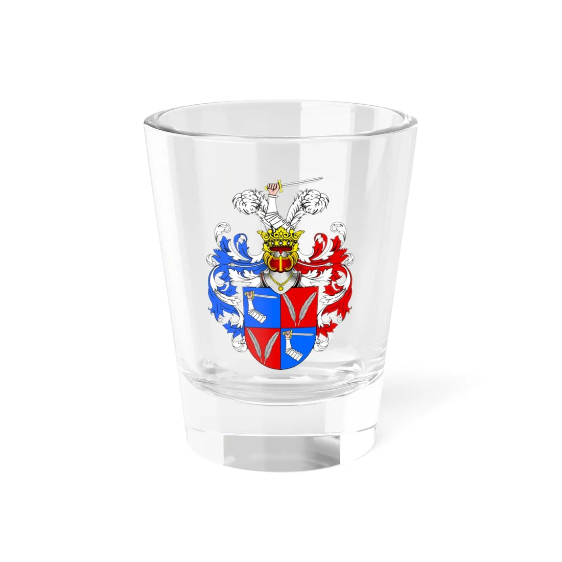 POL COA Cieńcewicz (Poland) (Coat of Arms) Shot Glass 1.5oz 1.5oz - Go Mug Yourself