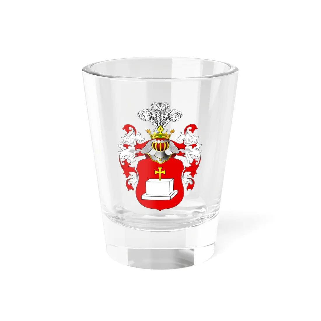 POL COA Ciechanowicz II (Poland) (Coat of Arms) Shot Glass 1.5oz 1.5oz - Go Mug Yourself