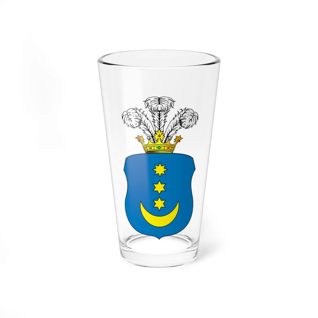 POL COA Ciemiński (Poland) (Coat of Arms) Pint Glass 16oz 16oz - Go Mug Yourself