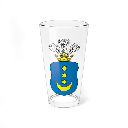 POL COA Ciemiński (Poland) (Coat of Arms) Pint Glass 16oz 16oz - Go Mug Yourself