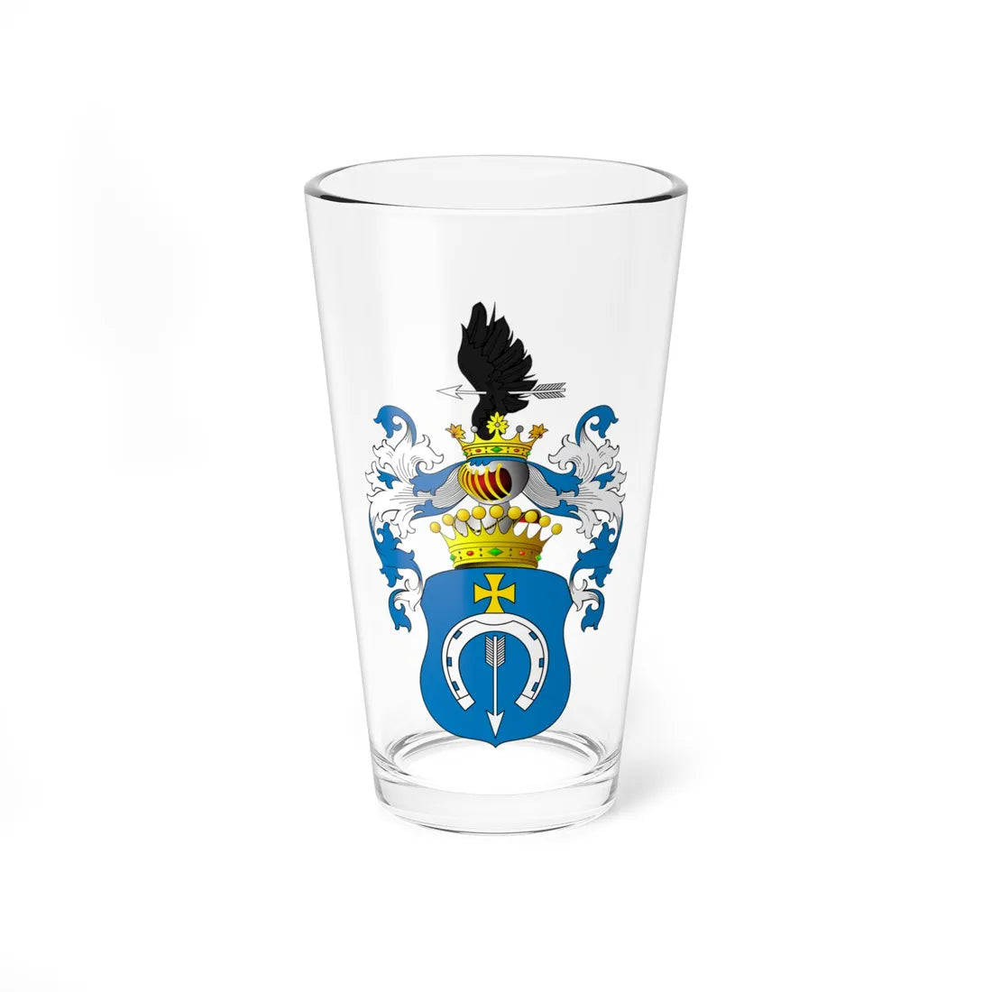 POL COA Cieszkowski (Poland) (Coat of Arms) Pint Glass 16oz 16oz - Go Mug Yourself
