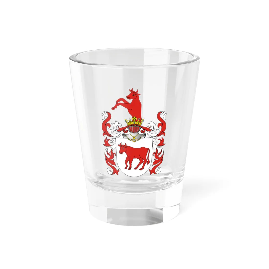 POL COA Ciołek (Poland) (Coat of Arms) Shot Glass 1.5oz 1.5oz - Go Mug Yourself