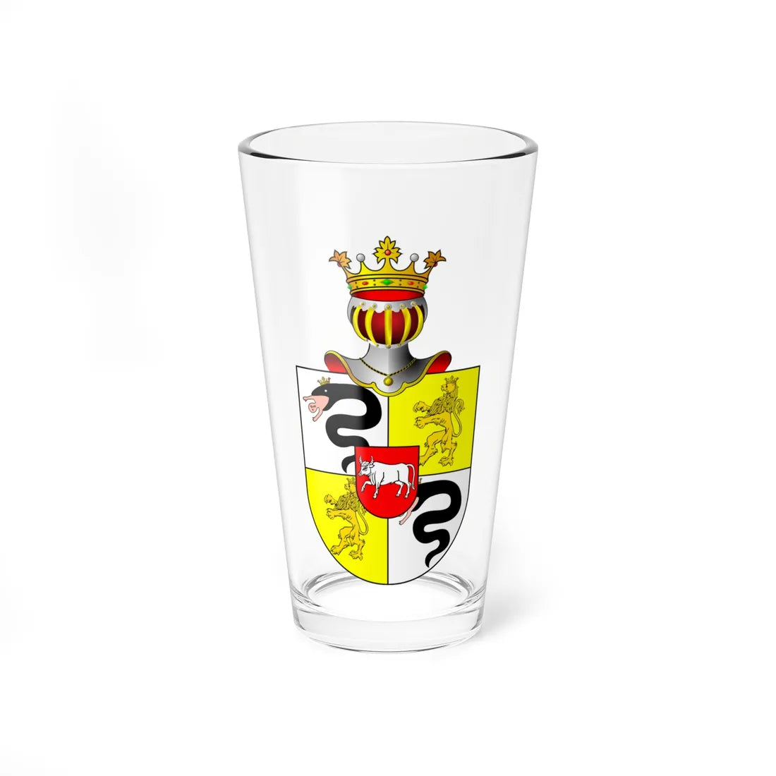 POL COA Ciołek-Torelli (Poland) (Coat of Arms) Pint Glass 16oz 16oz - Go Mug Yourself